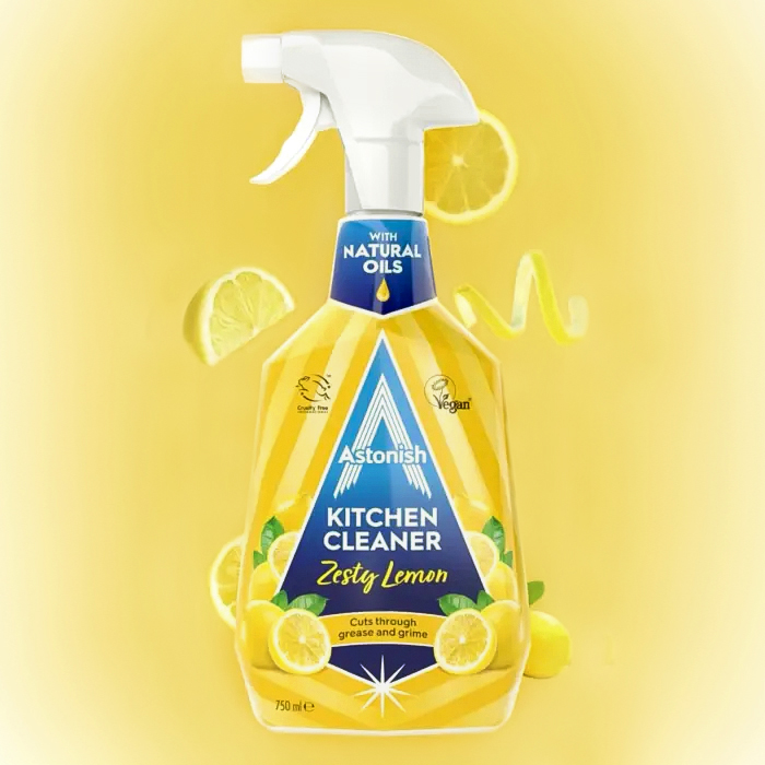 Средство для чистки кухни спрей Astonish Kitchen Cleaner, 750 мл - 